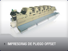 Impresoras de Pliego Offset